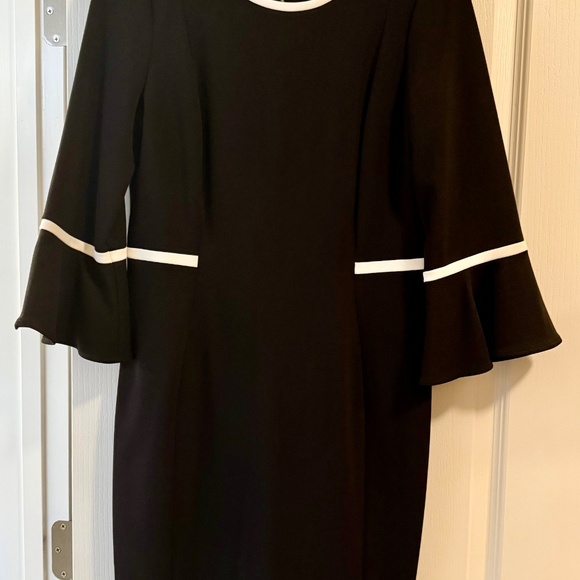 Calvin Klein Bell Sleeve Sheath Dress - Picture 4 of 5